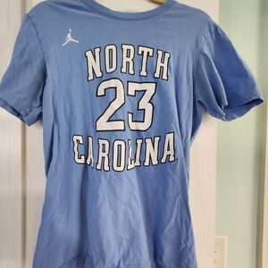 Women's Fitted Nike UNC Carolina Short Sleeve Tee